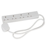 4 way 1M Extension Lead