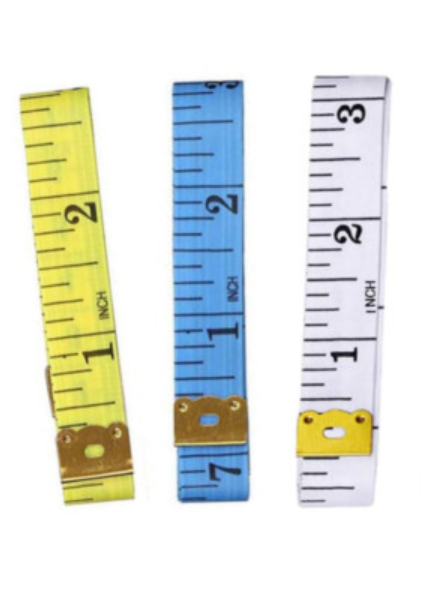 3pcs MEASURING TAPE COLOURED