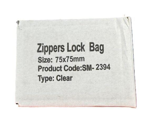 ZIPPER BAG 75X75