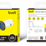 BUDI DUAL USB A CAR CHARGER