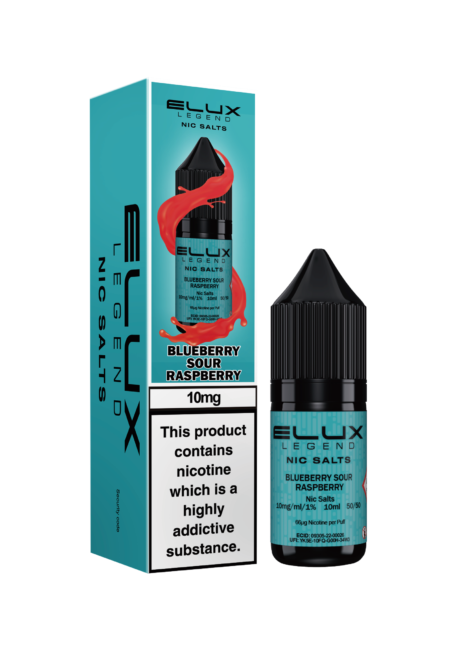 ELUX NIC SALT BLUEBERRY SOUR RASPBERRY 20MG