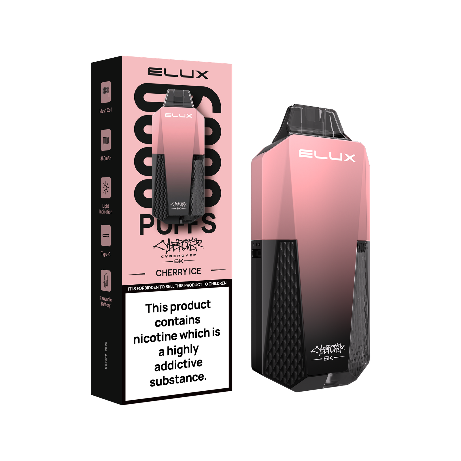 ELUX CYBEROVER 6K CHERRY ICE