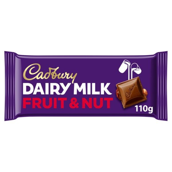 DAIRY MILK FRUIT & NUT 18x120g