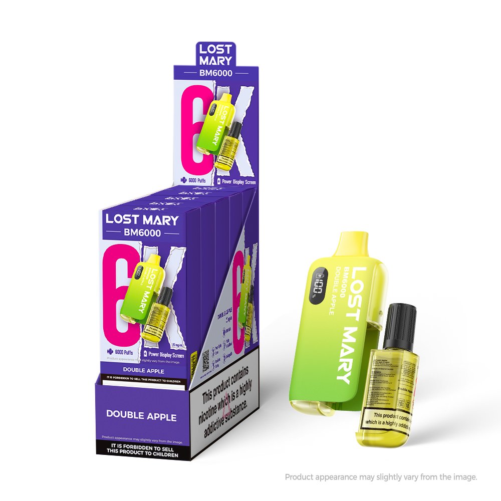 Lost mary BM6000 DOUBLE APPLE