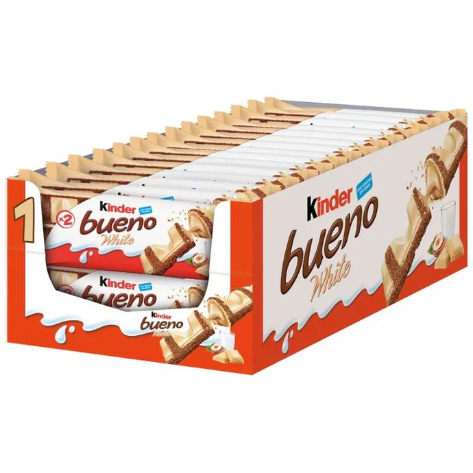 KINDER BUENO WHITE 39g 30pk
