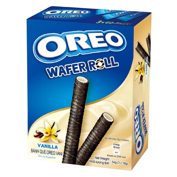 OREO WAFER ROLLS VANILLA FLAVOUR