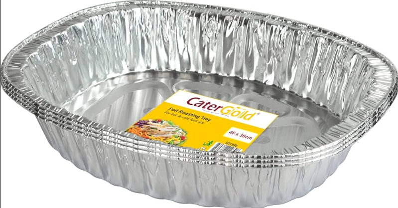 Foil oval deep large trays