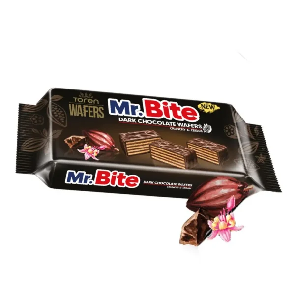 TOREN MR BITE DARK CHOCOLATE WAFERS
