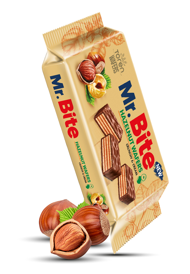 TOREN MR BITE HAZELNUT WAFERS