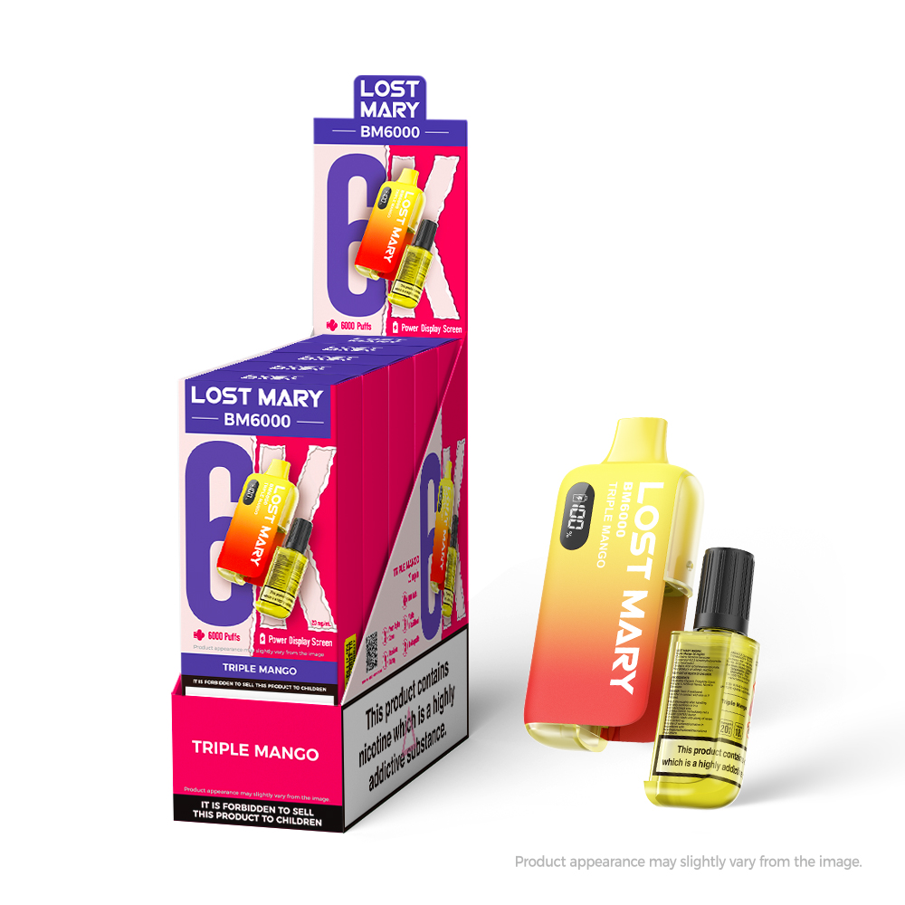 Lost mary BM6000 TRIPLE MANGO