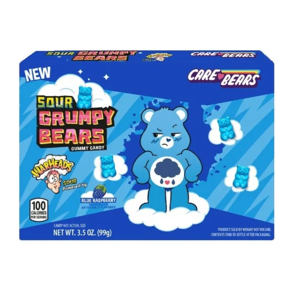 WARHEADS BAGS 5oz CARE BEARS GRUMP