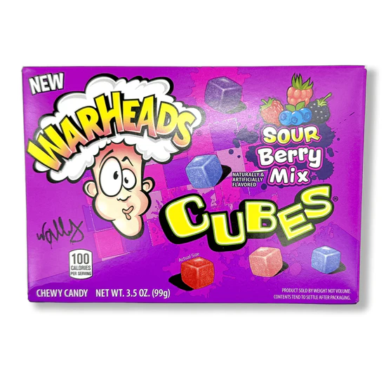 WARHEADS SOUR BERRY MIX CUBES