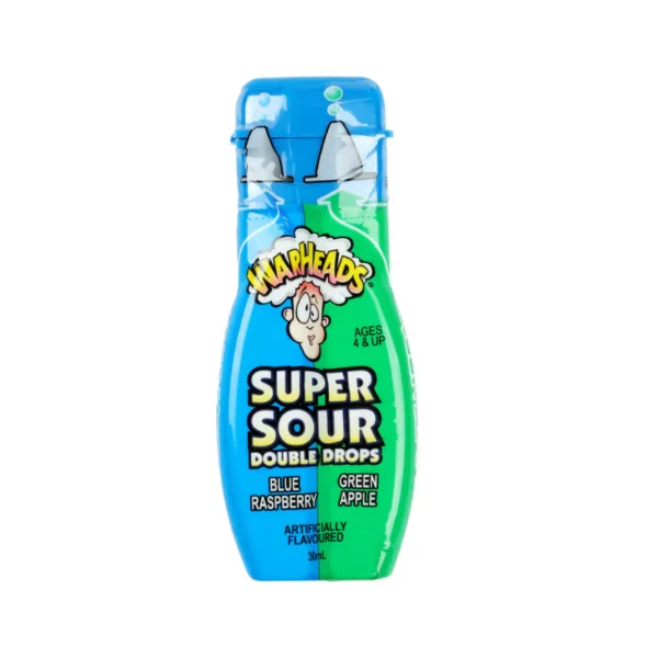 WARHEADS SUPER SOUR DOUBLE DROPS