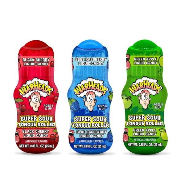 WARHEADS SUPER SOUR TONGUE ROLLER