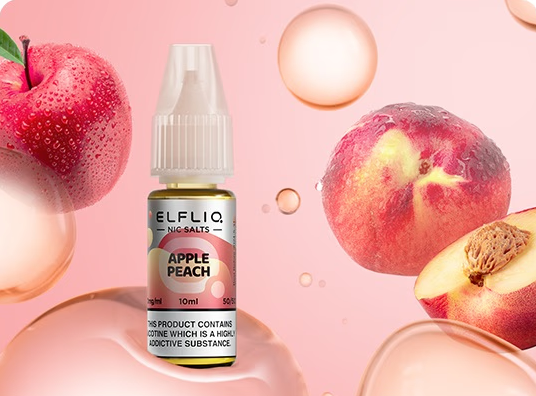 elfliq apple peach 20mg