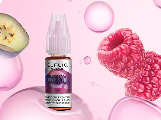 elfliq blueberry sour raspberry 20mg