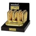 CLIPPER METAL FLINT LIGHTER GOLD