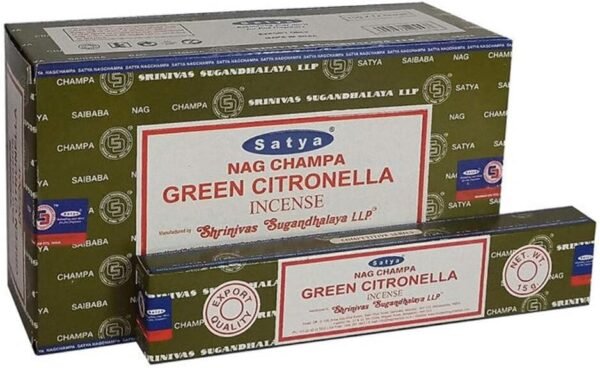 Satya Nag Champs Green Citronella Incense