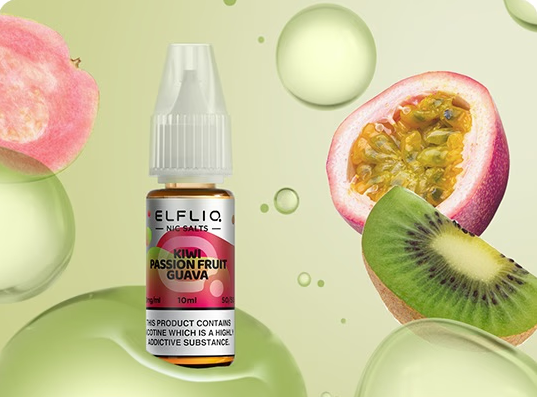 elfliq kiwi passionfruit guava  20mg