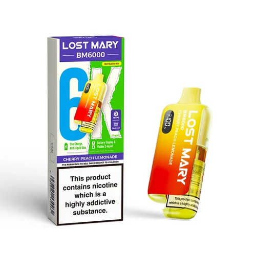 Lost mary BM6000 CHERRY PEACH LEMONADE