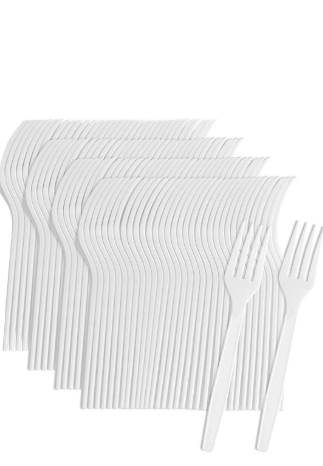 DISPOSABLE PLASTIC FORK 100PCS