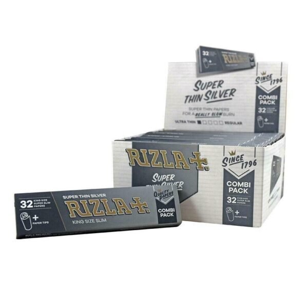 RIZZLA SILVER KINGSIZE COMBI PACK