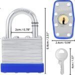 Heavy duty silver lock 40mm