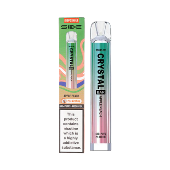 SKE CRYSTAL 600 PUFFS APPLE PEACH