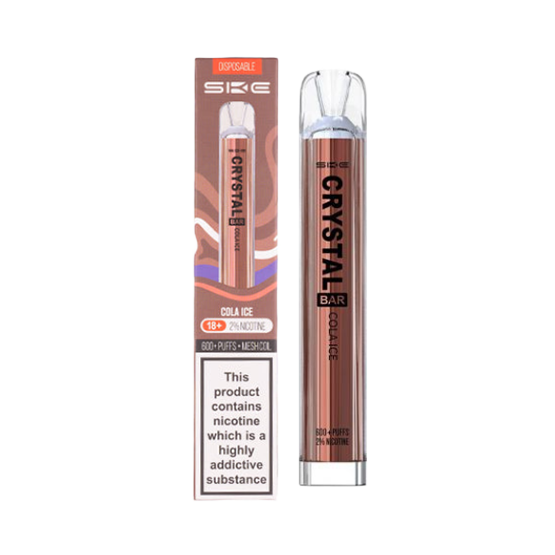 SKE CRYSTAL 600 PUFFS COLA ICE