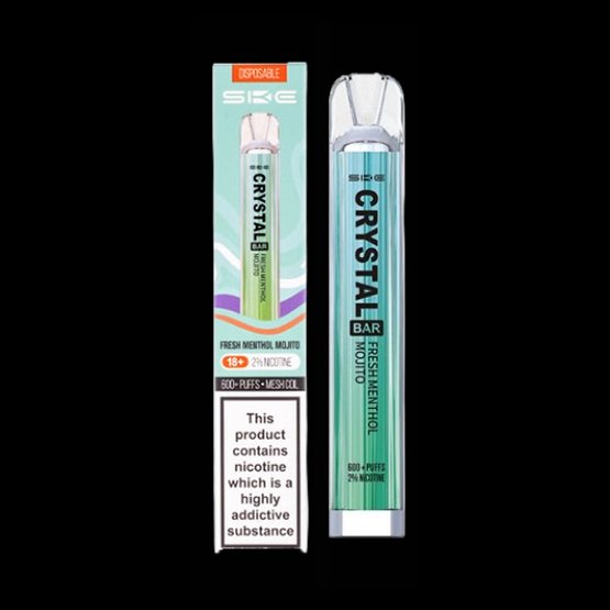 SKE CRYSTAL 600 PUFFS FRESH MENTHOL MOJITO