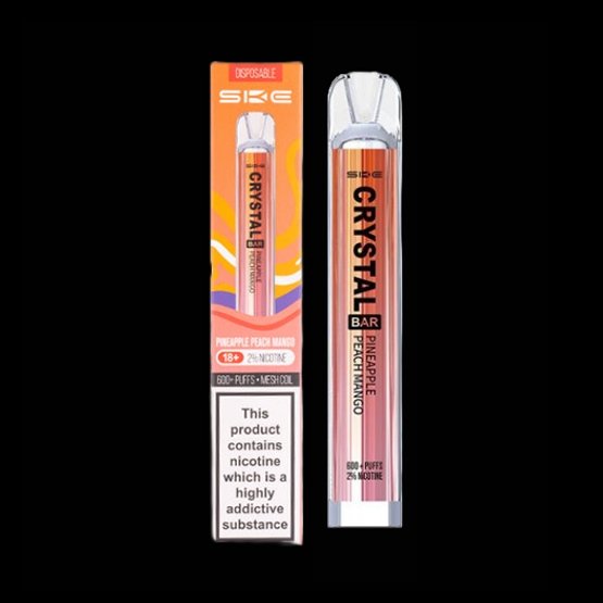 SKE CRYSTAL 600 PUFFS PINEAPPLE PEACH MANGO