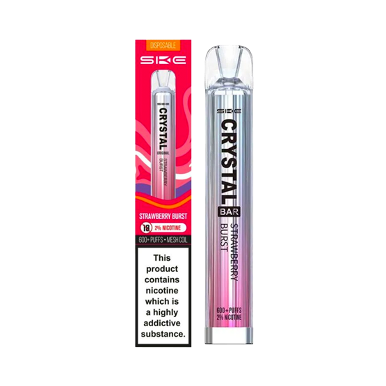 SKE CRYSTAL 600 PUFFS STRAWBERRY BURST