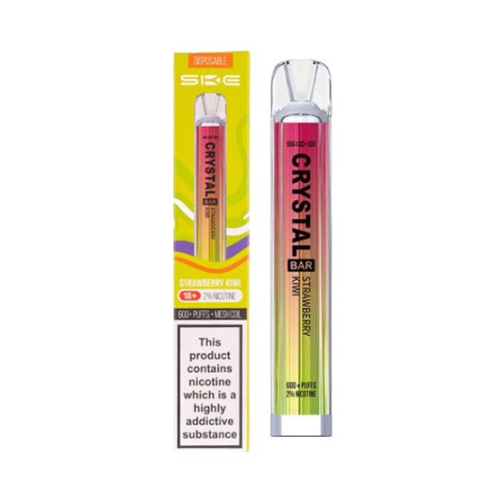 SKE CRYSTAL 600 PUFFS STRAWBERRY KIWI