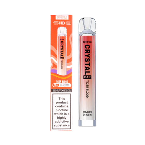 SKE CRYSTAL 600 PUFFS TIGER BLOOD