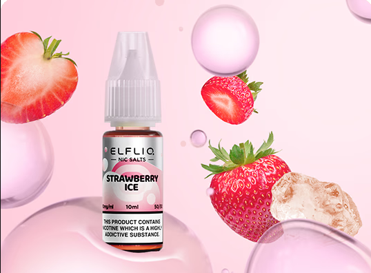 elfliq strawberry ice 20mg