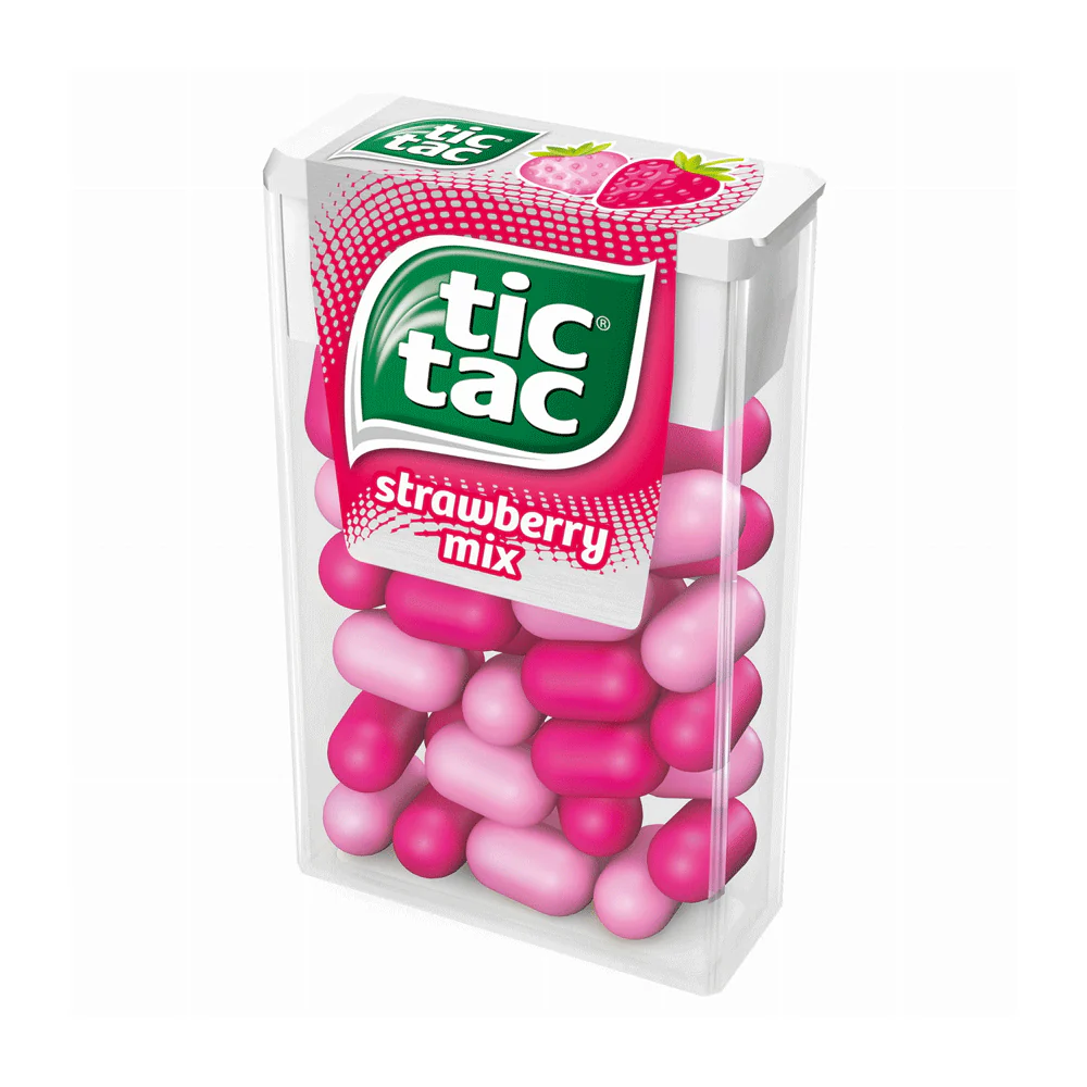 tic tac strawberry mix