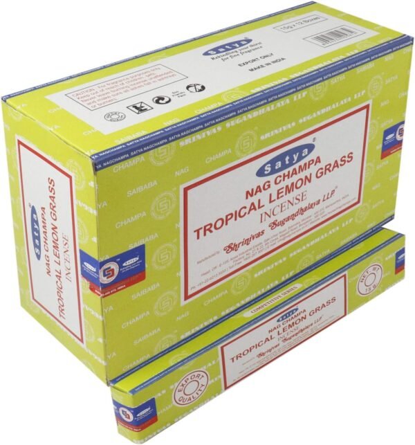 Satya Nag Champa Tropical Lemon Grass Incense